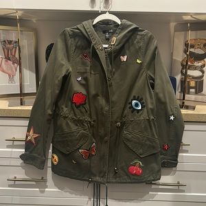 Brand New Patch Jacket with Hood by Aqua